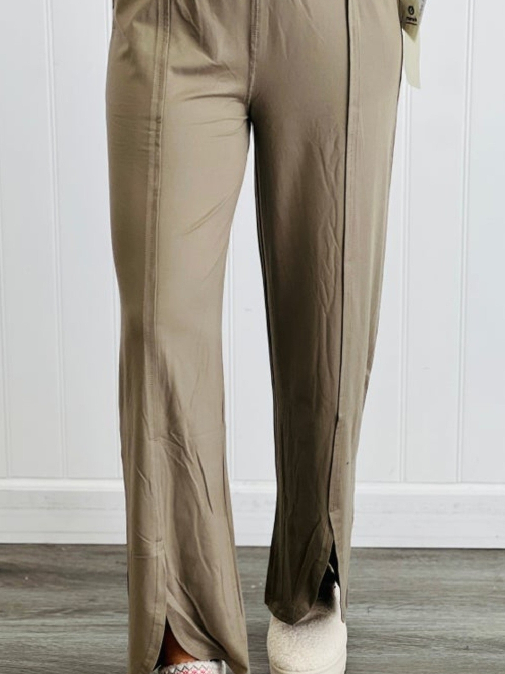 0New Mono B Foldover Waist Yoga Pants Size Medium
